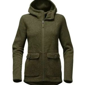 THE NORTH FACE WOMEN’S CRESCENT FULL ZIP PARKA FLEECE SWEATER JACKET